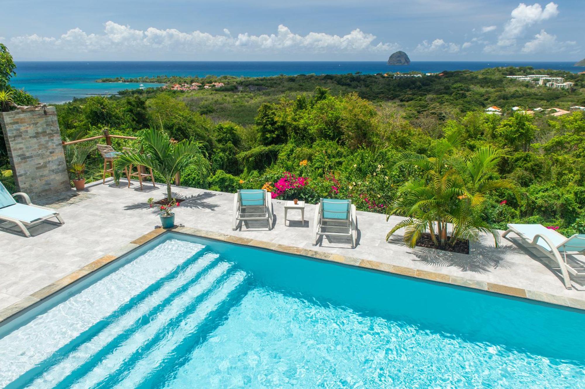 Kaz O'Rocher - Sea View Appartements Le Diamant Zimmer foto